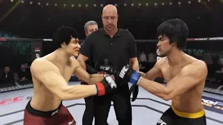 Jackie Chan vs. Bruce Lee (EA sports UFC 3) - CPU vs. CPU - Crazy UFC 👊🤪