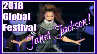 Janet Jackson Performs "Greatest Hits"  at the  (2018 Global Citizen Festival)