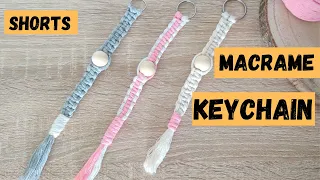 MACRAME KEYCHAIN TUTORIAL FOR BEGINNERS #Shorts