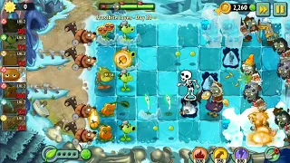 PvZ 2 Frostbite Caves (Замороженные Пещеры) день 20