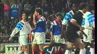 1993 (April 7) Olympique Marseille (France) 1-Rangers Glasgow (Sco.) 1 (Champions League).mpg