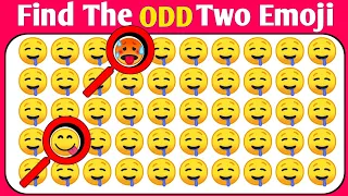 find the ODD one Out emoji Challenge easy medium hard level..... odd emoji quiz game