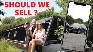 Narrowboat Off Grid Living | HASSLE should we sell?? Difficult BOAT LIFE decisions | Episode 16