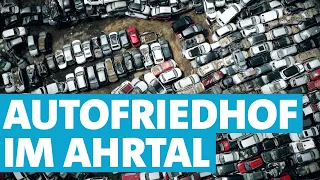 Auto-Wracks in Bad Neuenahr-Ahrweiler werden entsorgt