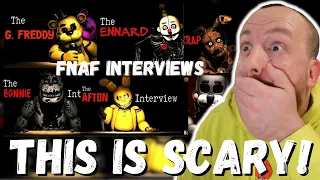 The FNAF Interviews are TERRIFYING! (REACTION!) Five Nights at Freddy's