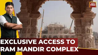Ayodhya Ram Mandir: Glimpse Of Under-Construction Ram Temple Ahead Of Consecration Ceremony