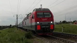 ЭП1М-497 с поездом №301 Адлер - Минск