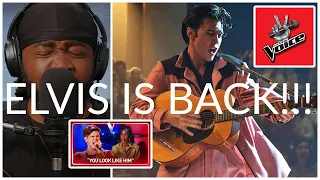 Elvis is BACK! Mind-blowing ELVIS PRESLEY covers on The Voice | REACTION!!!