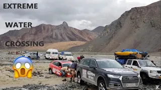 DANGEROUS WATER CROSSING LEH LADAKH || LEH LADAKH TRIP