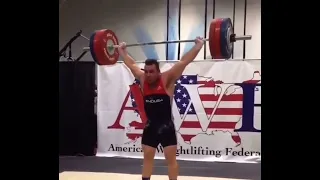 Jon North (105) 170 kg snatch