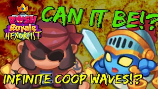 RUSH ROYALE 👑 FACT OR FICTION!? Infinite Coop Waves with Corsair