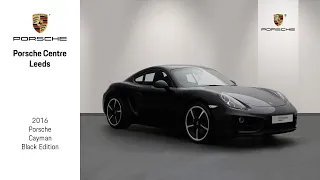 2016 Porsche Cayman Black Edition