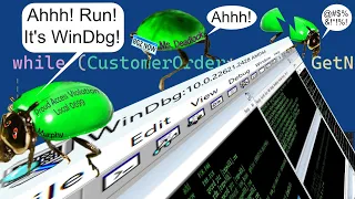 Create/Assemble/Link x64 Windows asm exe, Debugging Tools for Windows (WinDbg), stack shadow store.
