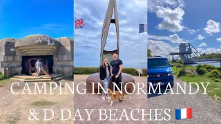 CAMPING IN NORMANDY & D-DAY BEACHES | Part 1 of our France Road Trip | Charlotte Jordan