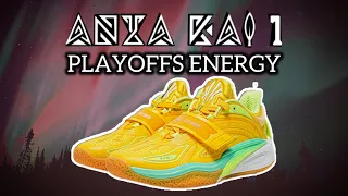 ANOTHER SICK COLORWAY! ANTA KAI 1 “PLAYOFFS ENERGY”