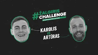 #ZalgirisChallenge: netradicinių tritaškių iššūkis tarp A.Milaknio ir K.Lukošiūno (IŠTRAUKA)