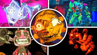 FNAF Security Breach Ruin DLC: All BOSS Jumpscares