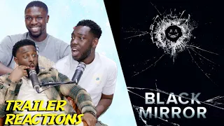 OFFICIAL BLACK MIRROR TRAILER REACTION | 90s Baby Show | Trailers We Watched