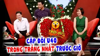 Cặp đôi U40 TRONG TRẮNG NHẤT show hẹn hò làm MC Quyền Linh KINH NGẠC BAY QUA NGAY- Hẹn Hò Quyền Linh