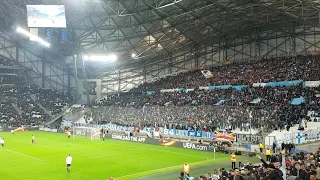 Marseille Fans "Aux Armes" Chant Vs Leipzig