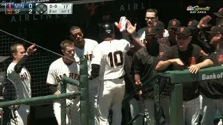 MIN@SF: Posey plates Nunez with RBI groundout