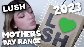 LUSH MOTHERS DAY HAUL 2023 | UNBOXING & FIRST IMPRESSIONS • Melody Collis