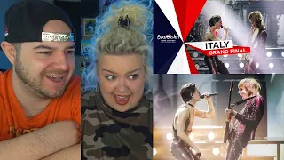 Måneskin Zitti E Buoni - Italy Grand Final Eurovision 2021 | COUPLE REACTION VIDEO