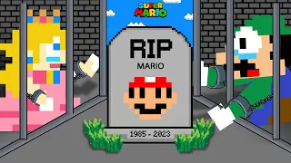 RIP Mario: Luigi and Peach Lost Mario in Bowser Prison Escape | Mario Sad Story