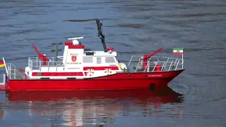 Feuerlöschboot "Alfons Frings" (1:25) an den Modellbetrieb übergeben.