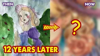 Redraw My Old Art #3 - 12 YEARS LATER | Then and Now | Huta Chan
