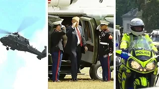 Donald Trump's UK security detail