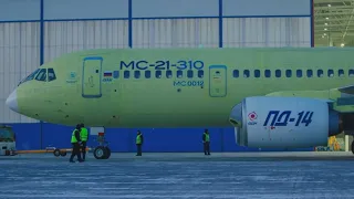 MC-21-310 first flight with Russian PD-14 engines!