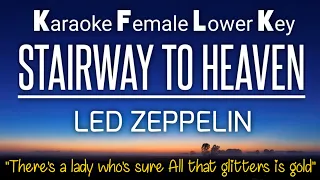 Stairway To Heaven - Led Zeppelin Karaoke Female Lower Key (Gm)