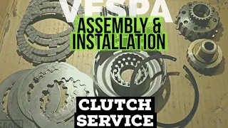 vespa px CLUTCH ASSEMBLY & INSTALLATION / service & separation tests / FMPguides - Solid PASSion /