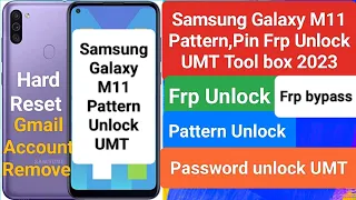 Samsung Galaxy M11 Pattern,Pin Frp Unlock Umt 2023 ll Samsung Galaxy M11 Frp Unlock Umt 1click 100%W