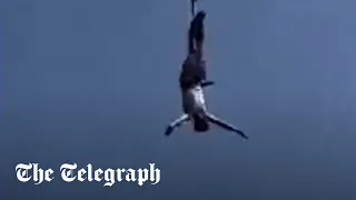 Tourist survives bungee jump after cord snaps