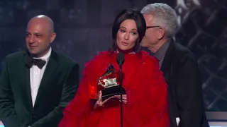 Kacey Musgraves Wins Album Of The Year | 2019 GRAMMYs Acceptance Speech