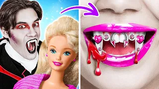 MUDANÇA RADICAL BARBIE VS. VAMPIRO || Como se transformar em um vampiro