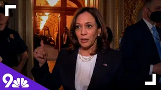 Vice President Harris reacts to Senate's failure to codify Roe v. Wade