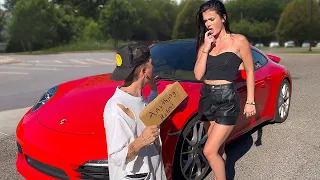 HOMELESS MAN VS. ANGRY GOLD DIGGER!!