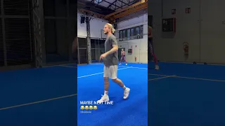 Diletta Leotta  / Loris Karius : padel before Australian Open