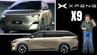 XPENG X9 MPV Van Revealed
