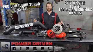 How to Install a Cummins Compound Turbo | 3rd Gen Dodge Ram | Power Driven Diesel