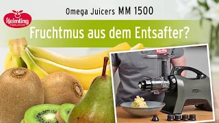 So geht Dessert und Brei in der Omega Juicers MM 1500