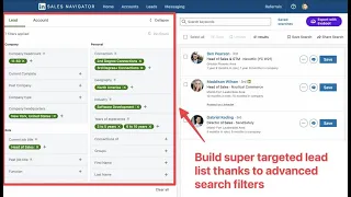 How to Use LinkedIn Sales Navigator to Generate Leads (GET CLIENTS FAST)  #linkedinleadgeneration