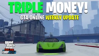 FINAL UPDATE OF 2023 - TRIPLE MONEY, DISCOUNTS & NEW YEAR'S STUFF! GTA Online Weekly Update