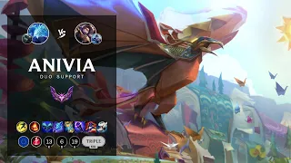 Anivia Support vs Blitzcrank - EUW Master Patch 12.7