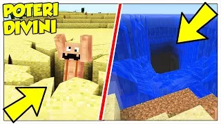 TERREMOTO E TUTTI I POTERI DIVINI SU MINECRAFT ITA!