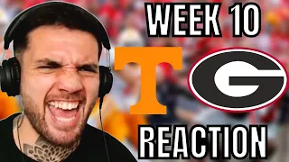 NEW ZEALAND GUY Reacts To Tennessee vs Georgia Highlights | College Football Week 10 REACTION