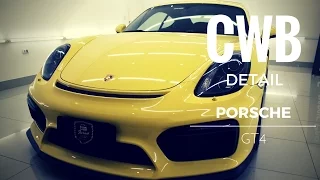 Porsche GT4 Yellow Racing - Detail + PPF 3M + Ceramic PRO